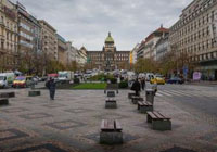 Вацлавская площадь (Václavské náměstí) Прага